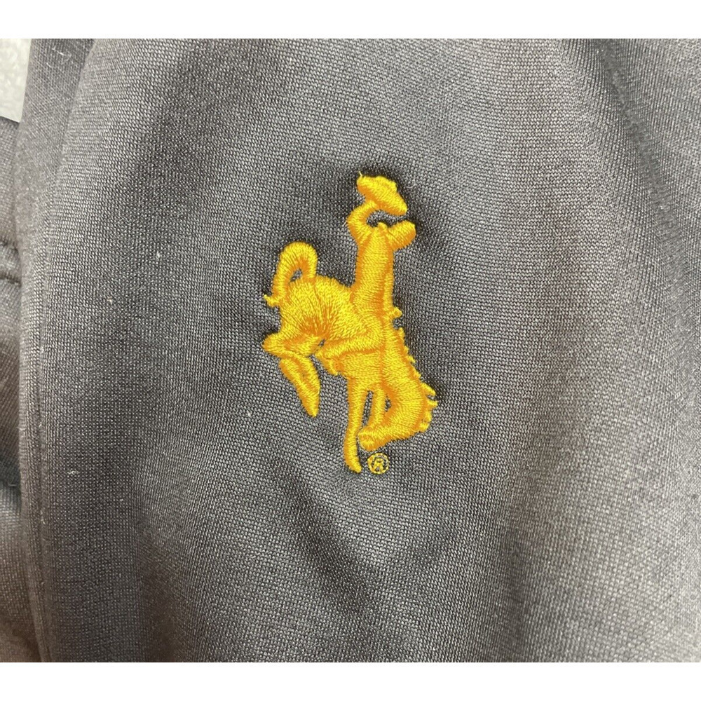Vtg UW University Wyoming Cowboys Womens Sweatpants Size S Black Low Rise Speedo